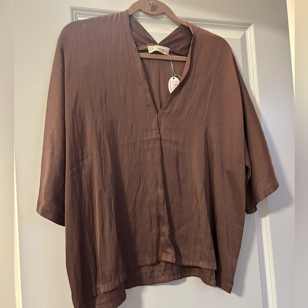 Silky Mauve Blouse